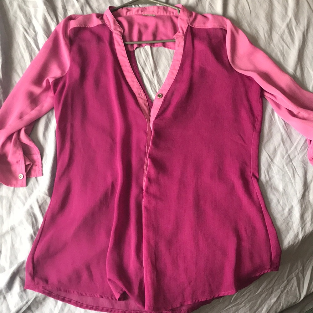 Quarter sleeve blouse